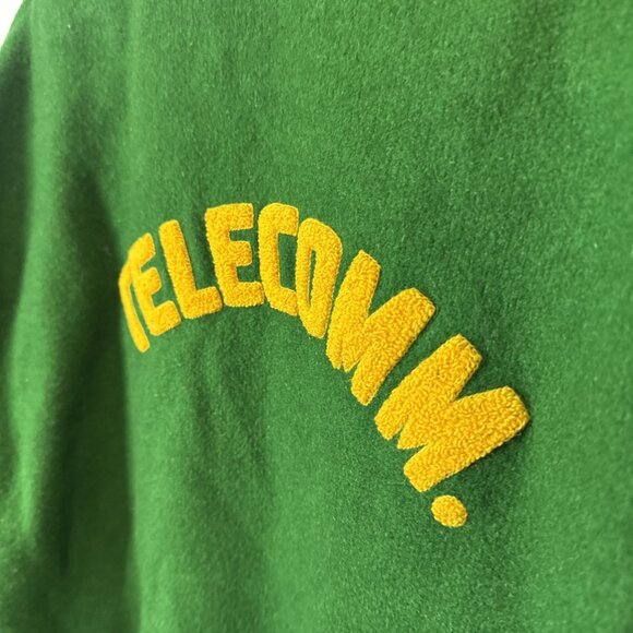 Vintage 1968 NAIT Telecommunications Wool Varsity Jacket Men L 60s College - Picture 6 of 8